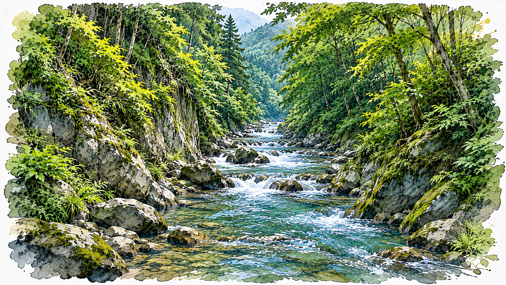 山の天候変化