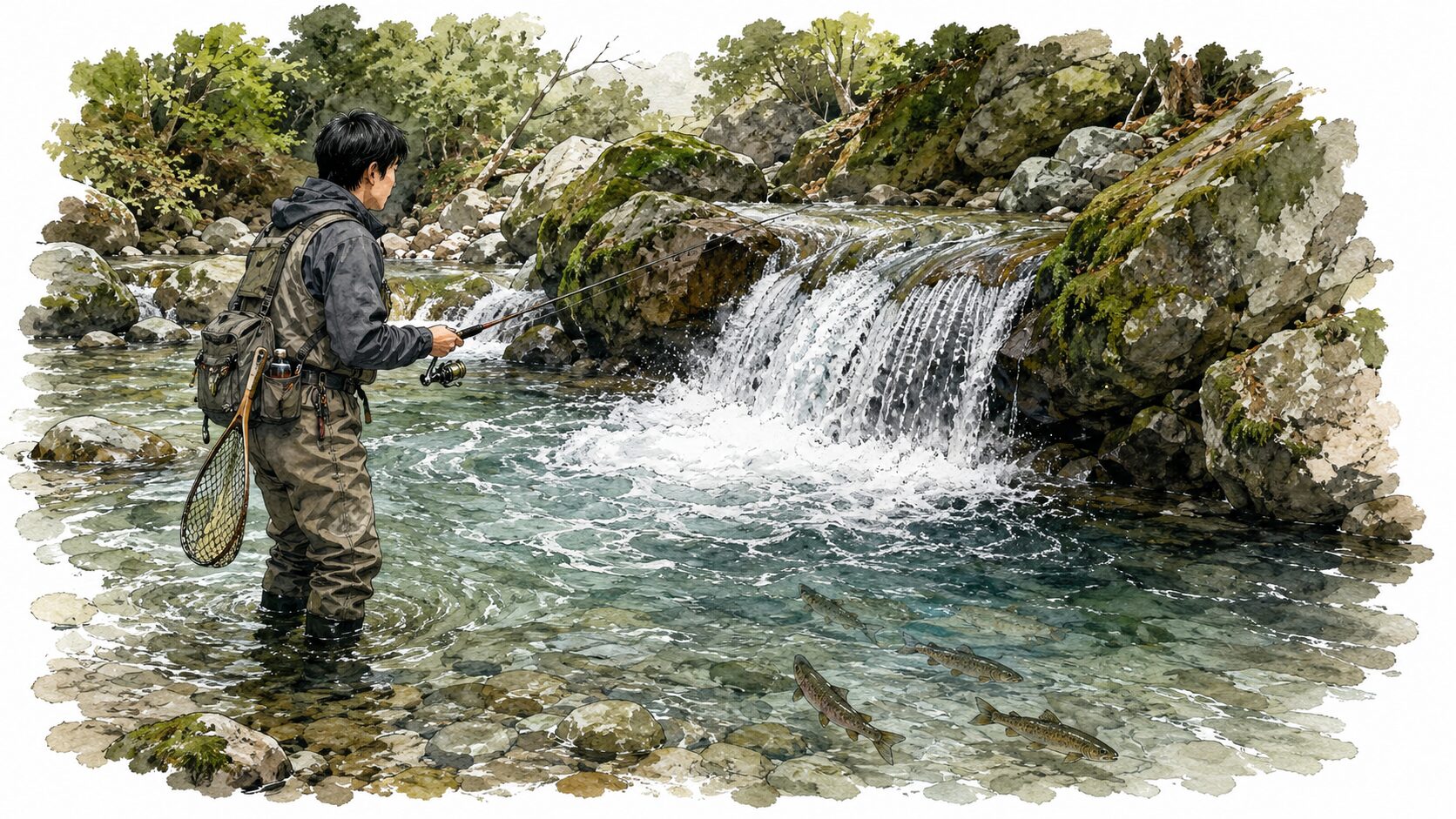 白泡へ真正面から近づくNGシーン
