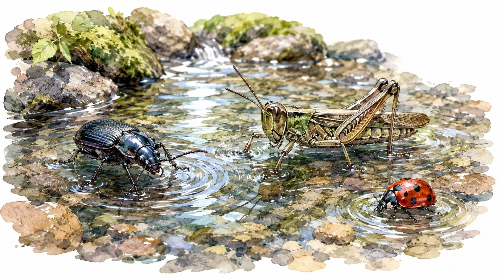 陸生昆虫のイメージ