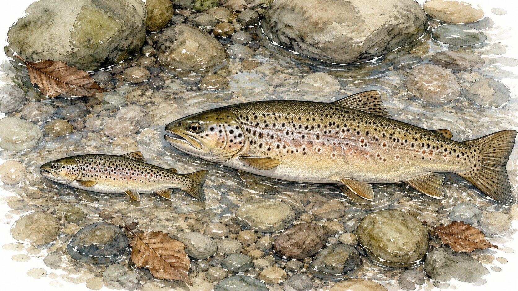 尺サイズの魚体比較イメージ