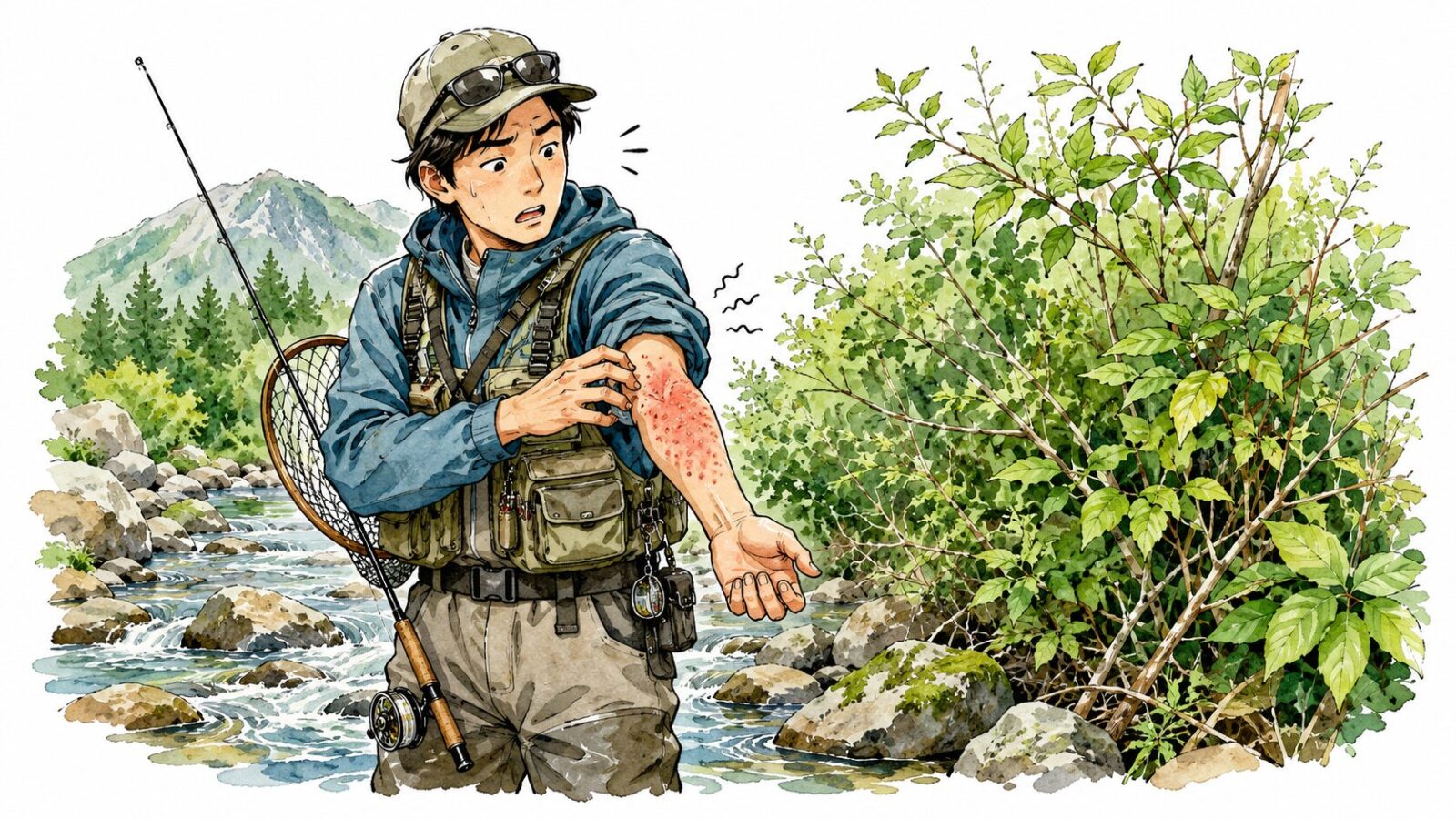 痒がるアングラー