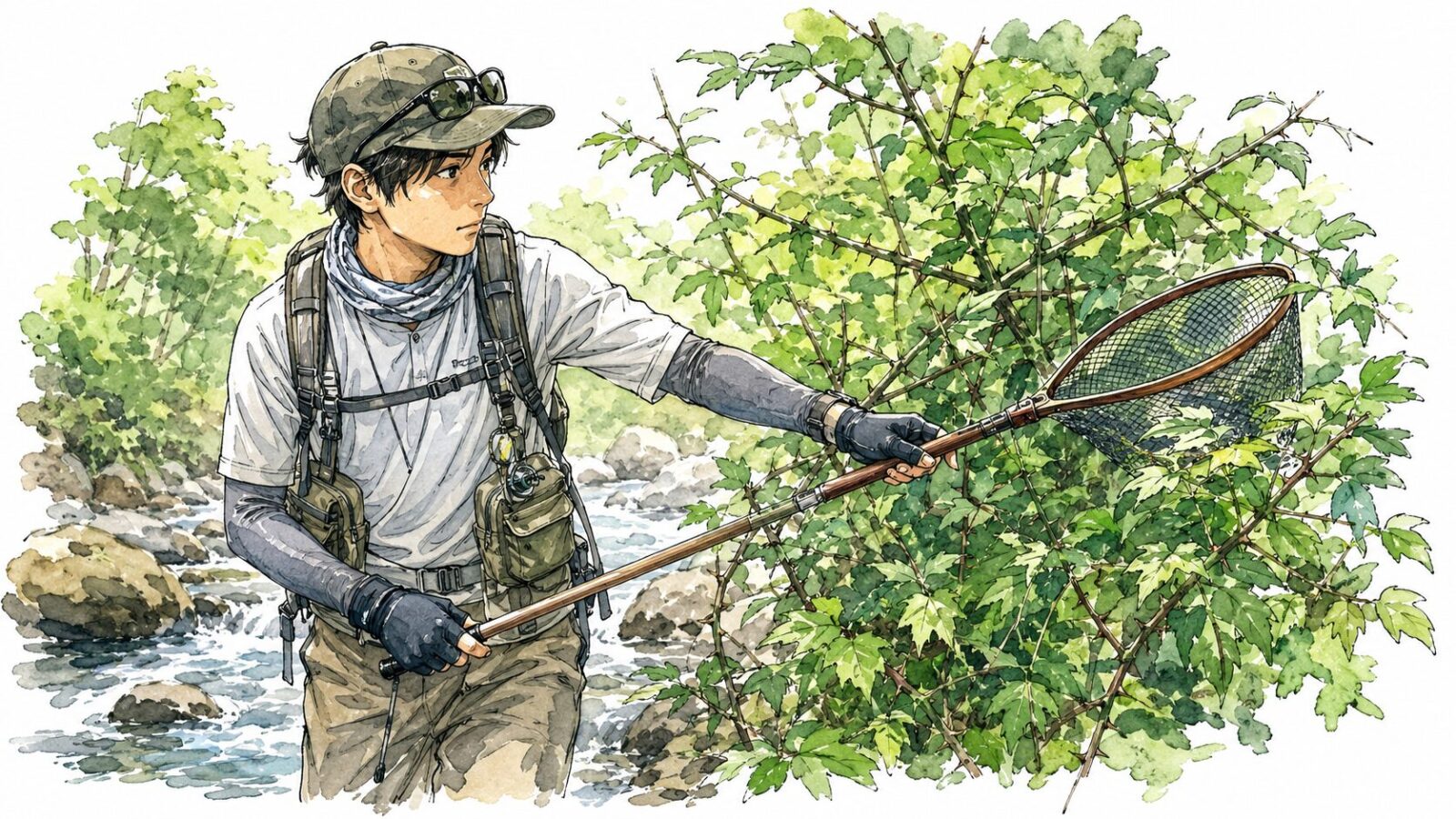 安全な服装と藪漕ぎ