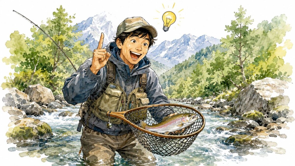 釣れた理由を閃く