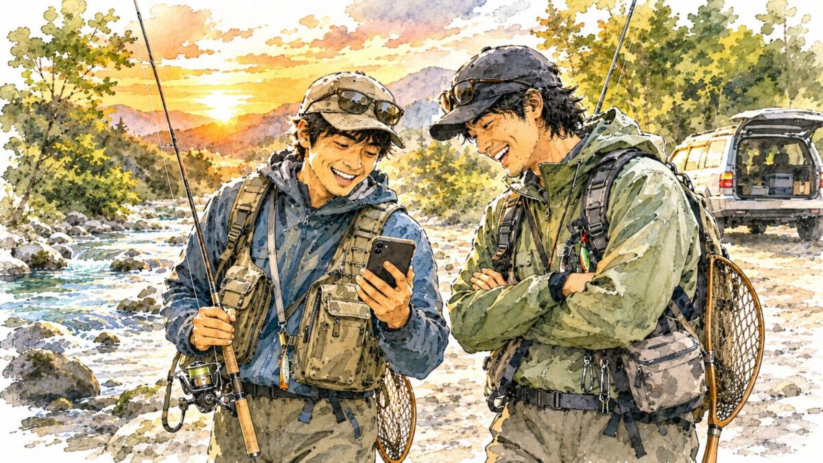 仲間と振り返る帰り道