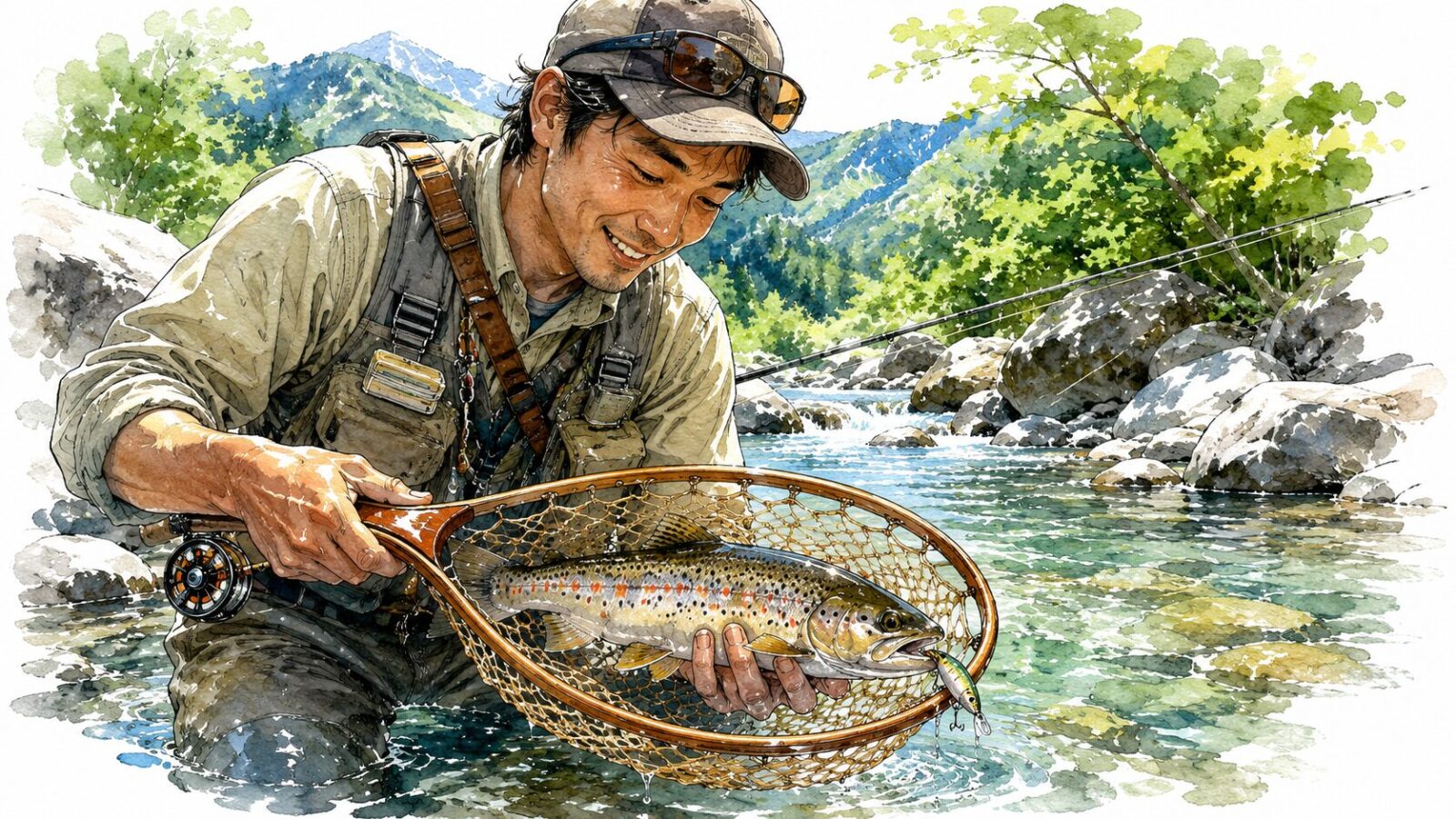 ローテーションがハマって釣れたトラウト