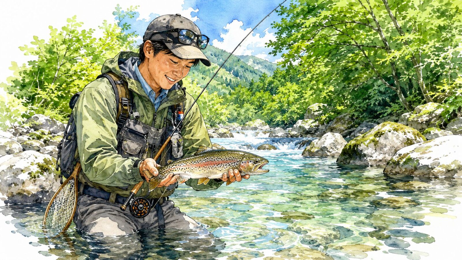 安心して自然を楽しむ風景