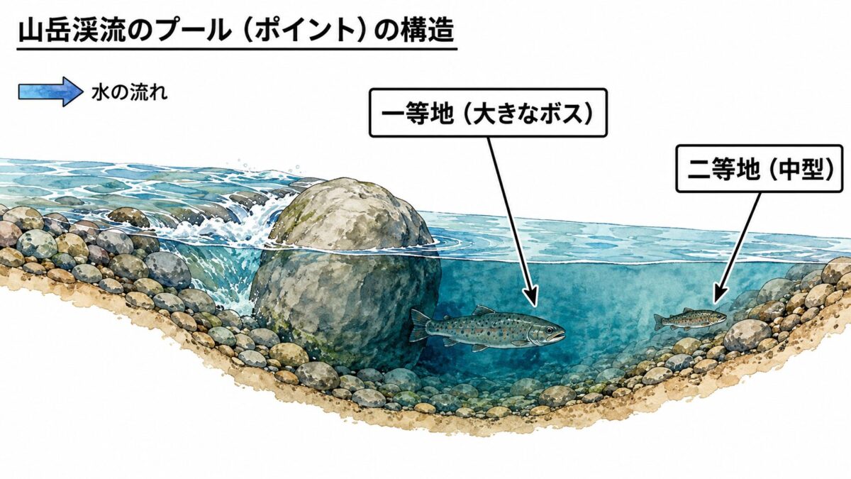 一等地と二等地の図解